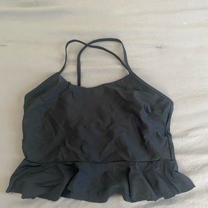 Cross cross back swim top